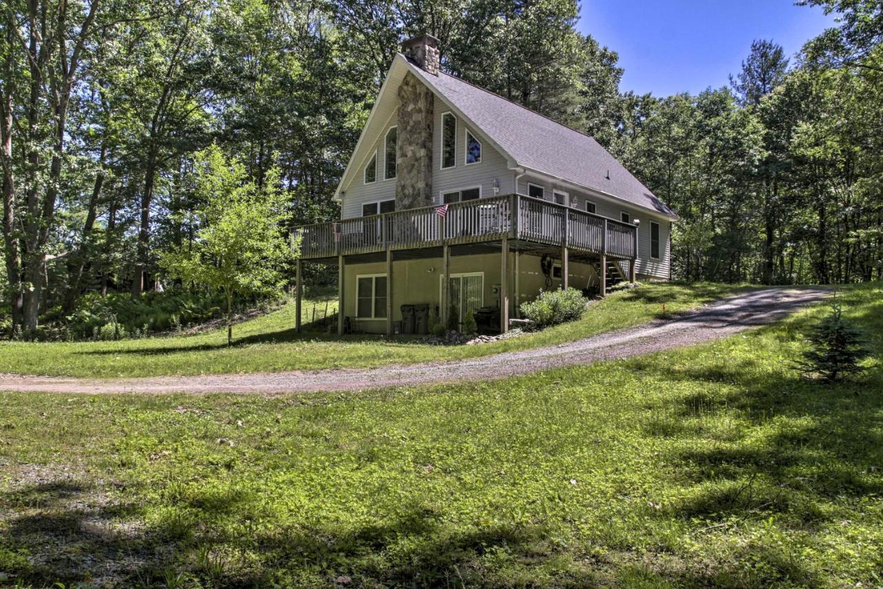 Spacious Home With Deck, Grill And Delaware River View Callicoon ภายนอก รูปภาพ